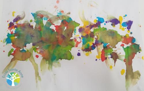 Découverte de l'artiste Claude Gilli dans la classe MS/GS B